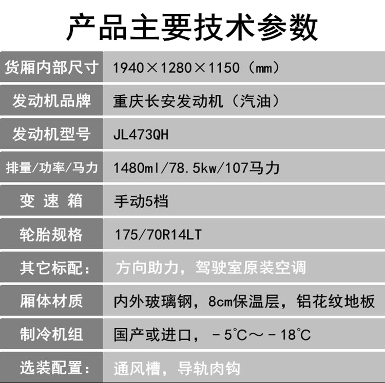 Small Chang'an V3 Blue Brand Bread Refrigeration Truck, Urban Frozen Goods Delivery Truck Package, Listed as Existing Vehicle in Guoliu