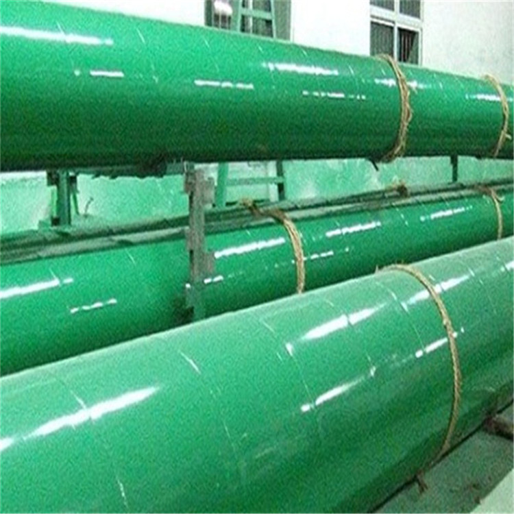 Plastic coated spiral pipe hot melt anti-corrosion pipe coated with epoxy fire composite steel pipe inside and outside