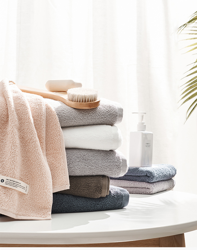 Towels, long staple cotton/ply yarn, wide forged pure cotton, enlarged towels, thickened bath towels, adult bath towels