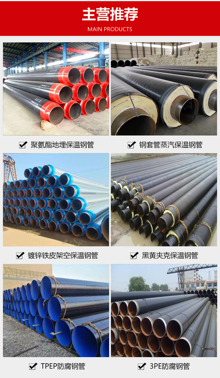 IPN8710 Polymer Interpenetrating Network Anticorrosive Steel Pipe Buried Three Layer Polyethylene Anticorrosive Pipe Dongchen Pipeline