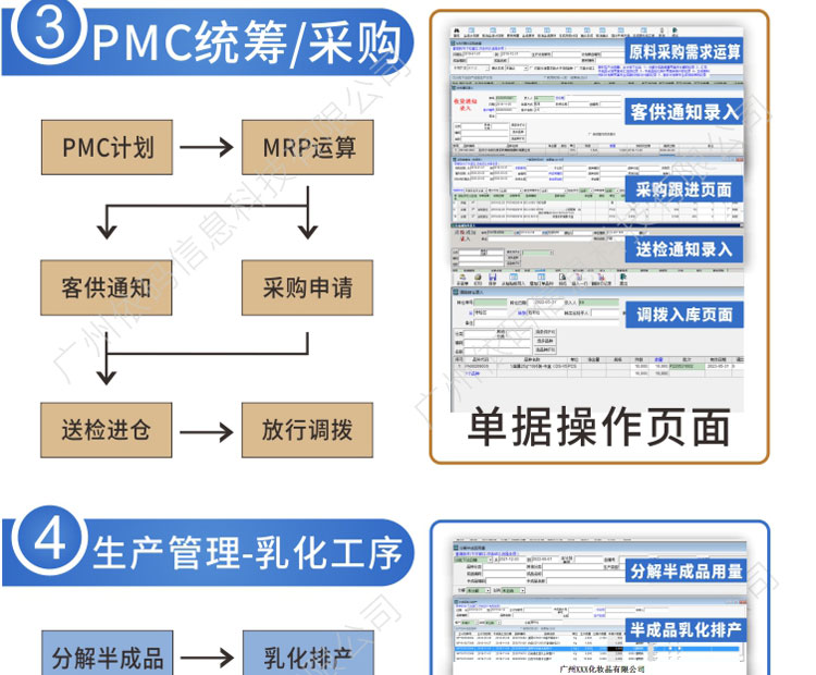 Cosmetics ERP Guoyu Software factory 105 Production Traceability Quality Inspection Management Company Sales Finance System