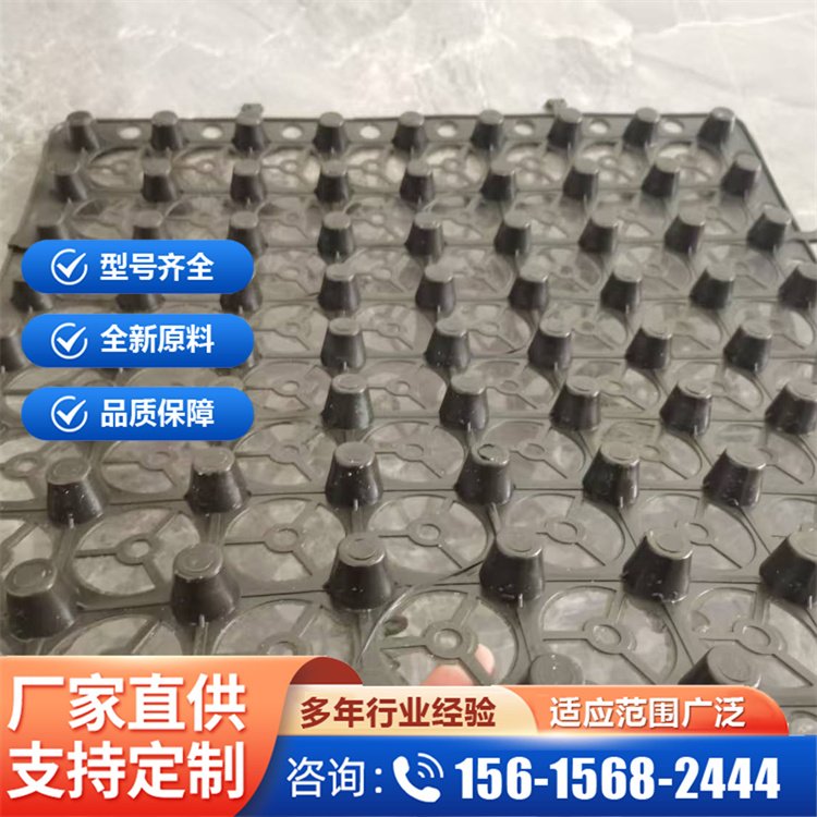耐根穿刺 凹凸型塑料排水板 种植屋顶雨水处理 抗堵塞 节省时间