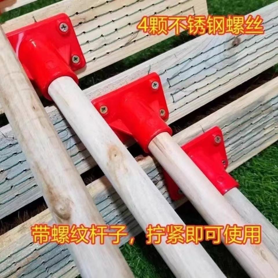 New Kitchen Wall Brush, Sweeper, Long Handle Brown Silk Floor Brush, Hard Floor Special Concrete Truck for Cleaning Walls