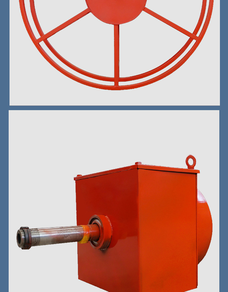 Spring type cable drum gantry crane, electric walking, retracting and releasing, reel rope, strip shaped