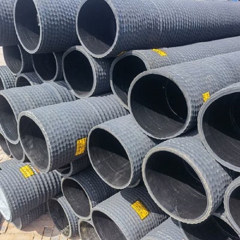 Xinchi Steel Wire Woven High Pressure Rubber Pipe with Large Diameter Steel Wire Framework for Water Transport, Rubber for Oil and Sediment Absorption and Drainage