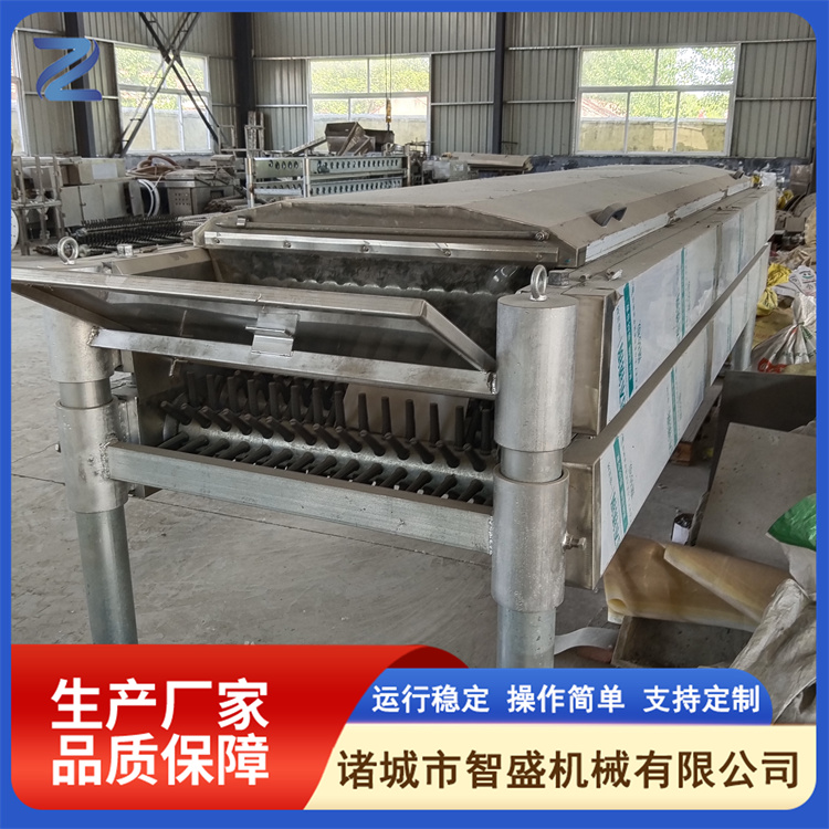 Horizontal hair removal machine, fully automatic poultry hair removal equipment, stainless steel slaughter line, clean and fast