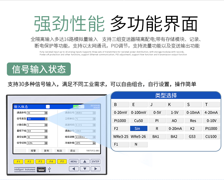 Changhui SWP-ASR1000 Flow Accumulation PID Regulating Paperless Recorder Manufacturer