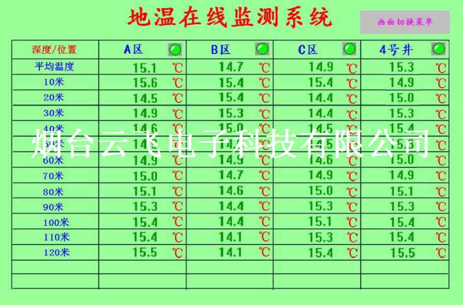 Ground source heat pump temperature monitoring system temperature measurement hole temperature sensing cable heat exchange well temperature measurement probe ground temperature detector