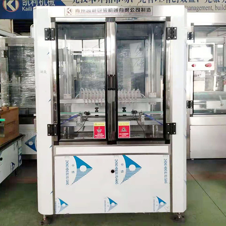 High accuracy of microcomputer controlled electric adjustment for fully automatic enzyme filling machine