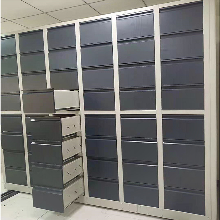 Jieshun Customized Meter Dense Cabinet File Dense Rack Processing Data File Cabinet Beautiful and Practical