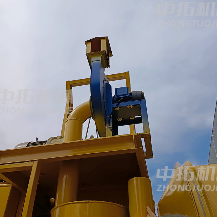 Asphalt mixer, Zhongtuo concrete hot mix recycling traction chassis with built-in hot melt kettle