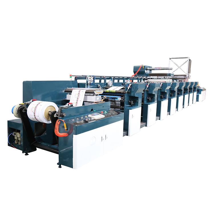 Fully servo eight color petal flexographic printing machine Zhenbang can customize automatic plate mounting machine