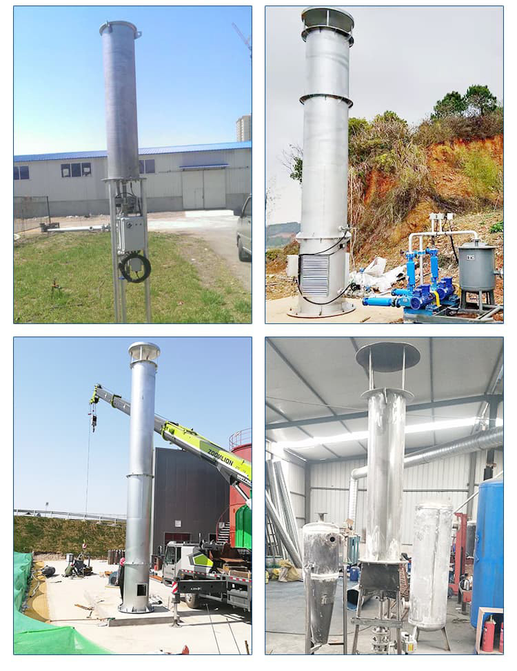 Torch ignition flame device, garbage dump vent ignition device, biogas purification project, Qiyuan