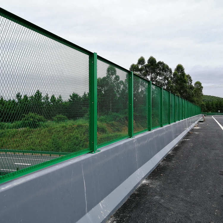 Construction Design Diamond Viaduct Anti falling Net Highway Steel Plate Guardrail Net Bridge Dipping Plastic Anti dropping Anti falling Net