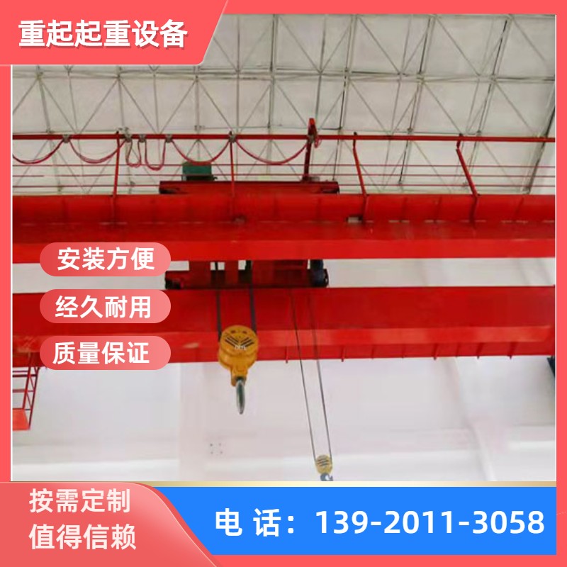 Double beam bridge lifting equipment 5/32 ton electric hoist hook crane remote control wireless control traveling goods