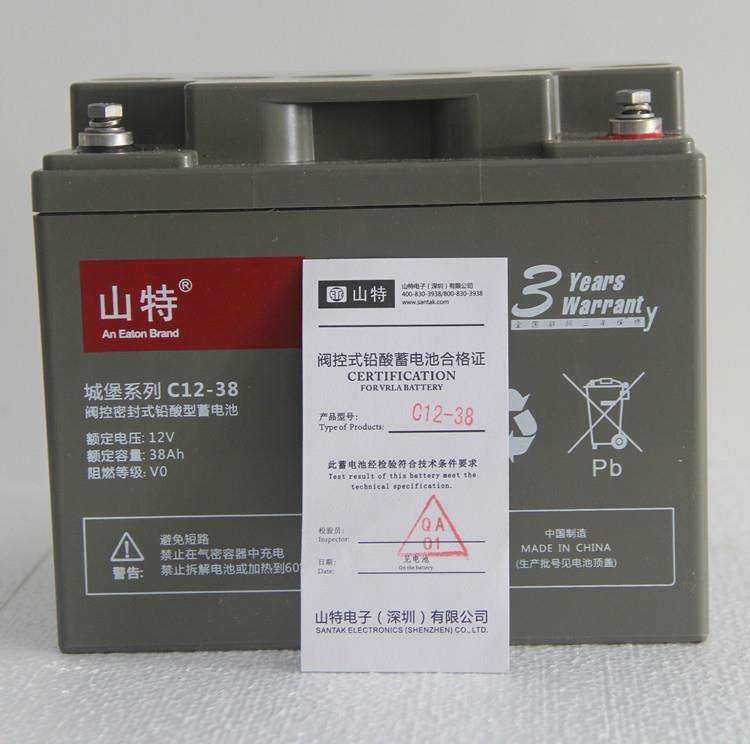 SANSTKTE山特蓄电池C12-26 12V26AH直流屏UPS/EPS配套使用