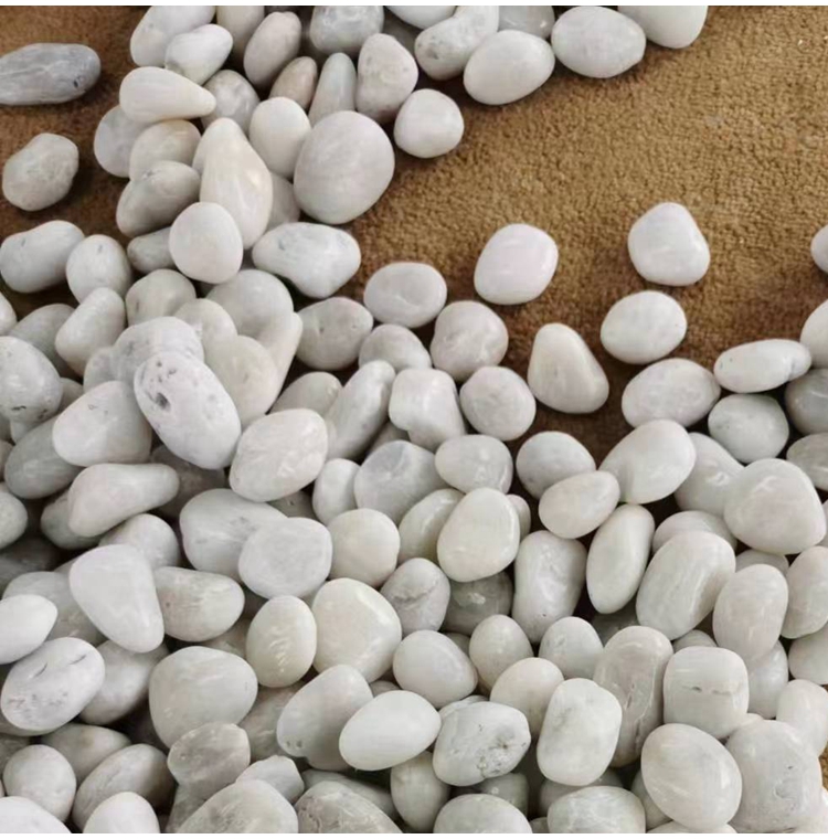 Hotel decoration white cobblestone paving with hard white stone texture Manufacturer wholesale Jiangshihui s021