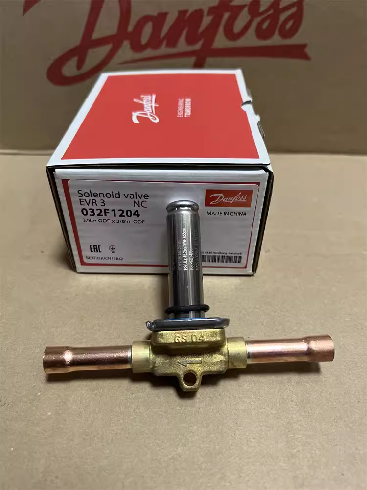 danfoss 丹佛斯冷库空调制冷冷媒电磁阀EVR6 032L1212 032L1209