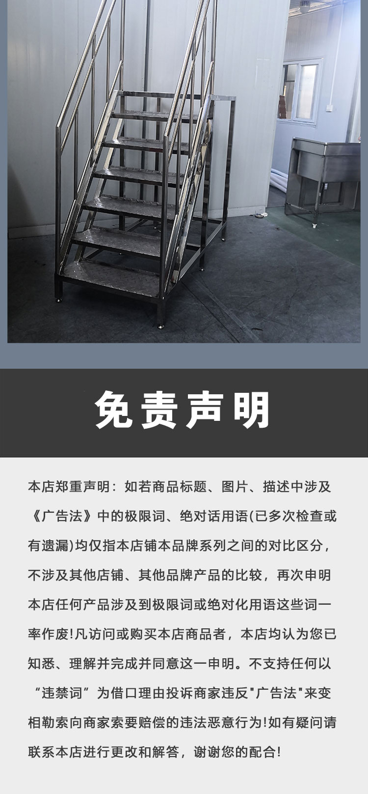 DeManlai stainless steel trolley, three-layer handcart, product handling tools, anti-corrosion, rust prevention, and easy cleaning