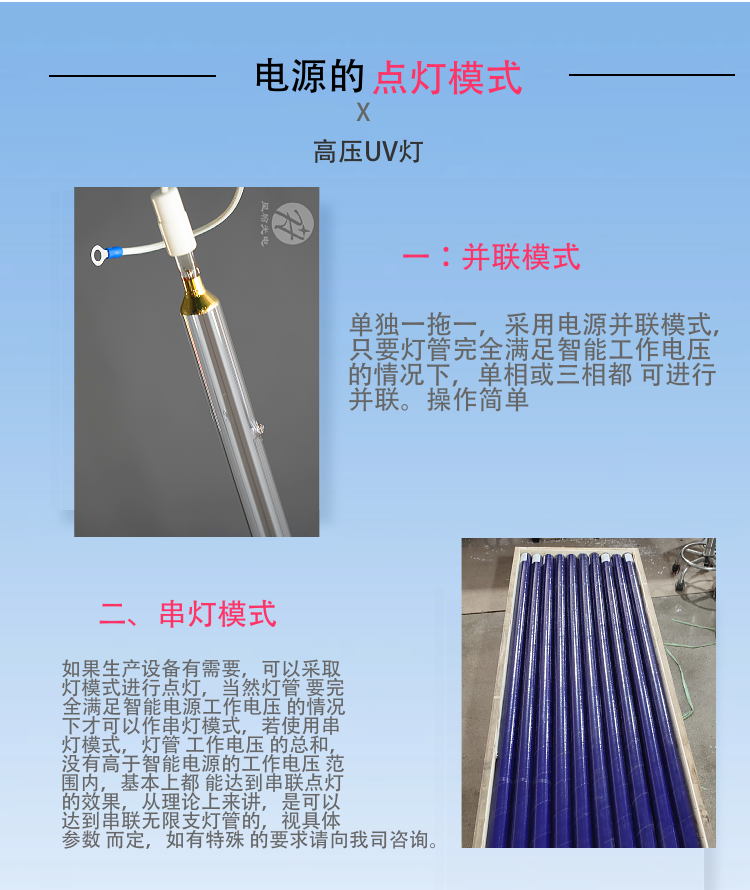 Xinghan Optoelectronics 3kw2kw1KW Iodine Gallium Lamp UV Lamp UV Cure Exposure Lamp Offset Press Lamp Tube