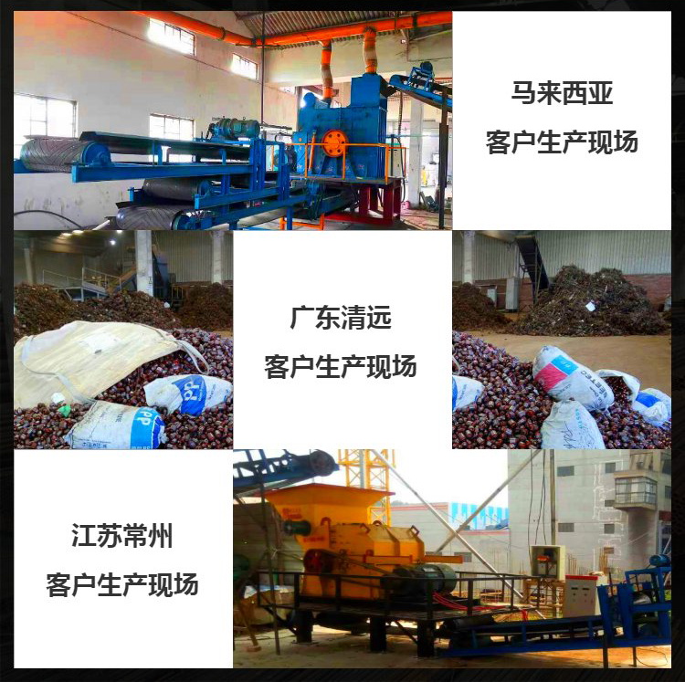 Iron copper separation crusher motor rotor crushing equipment Xinlianda Automobile starter crushing and separation equipment