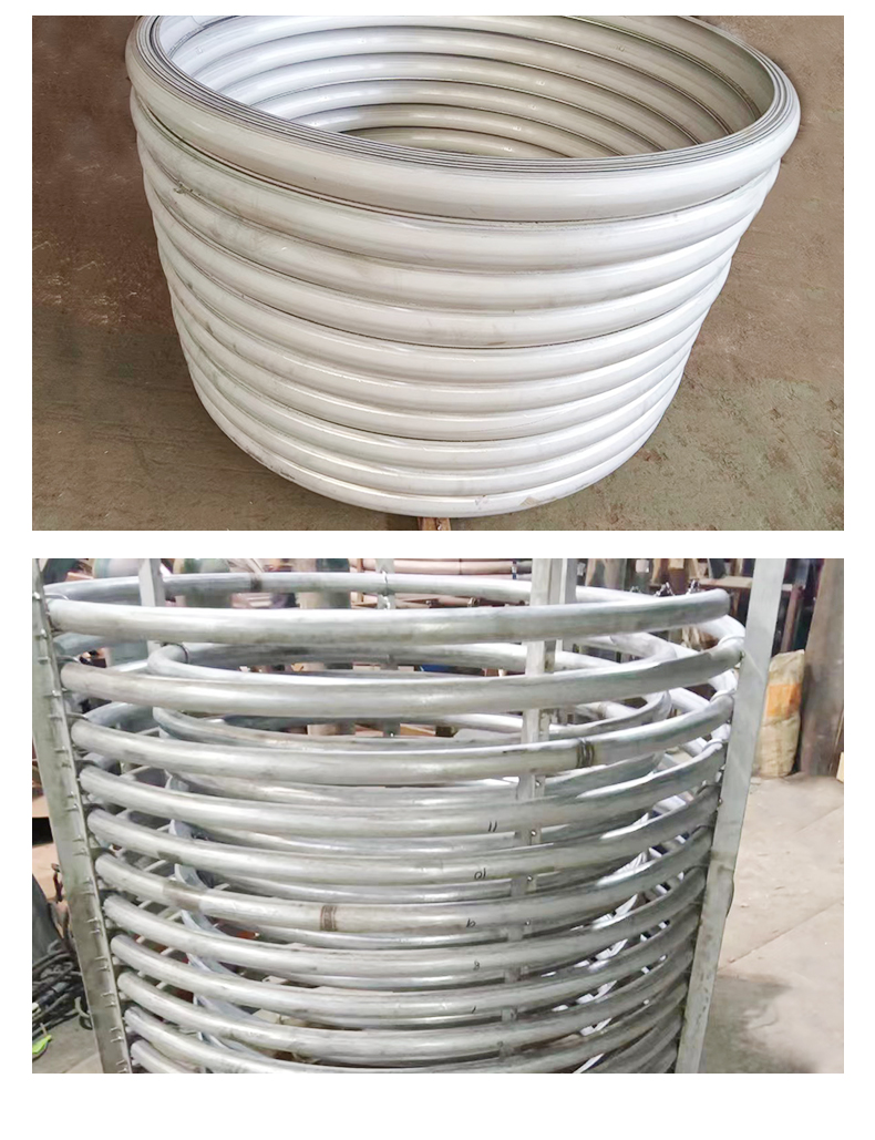 WPG10 is suitable for heating stainless steel reaction kettle stirring tank of manufacturer's storage tank with high outer coil and wing height of the cylinder body