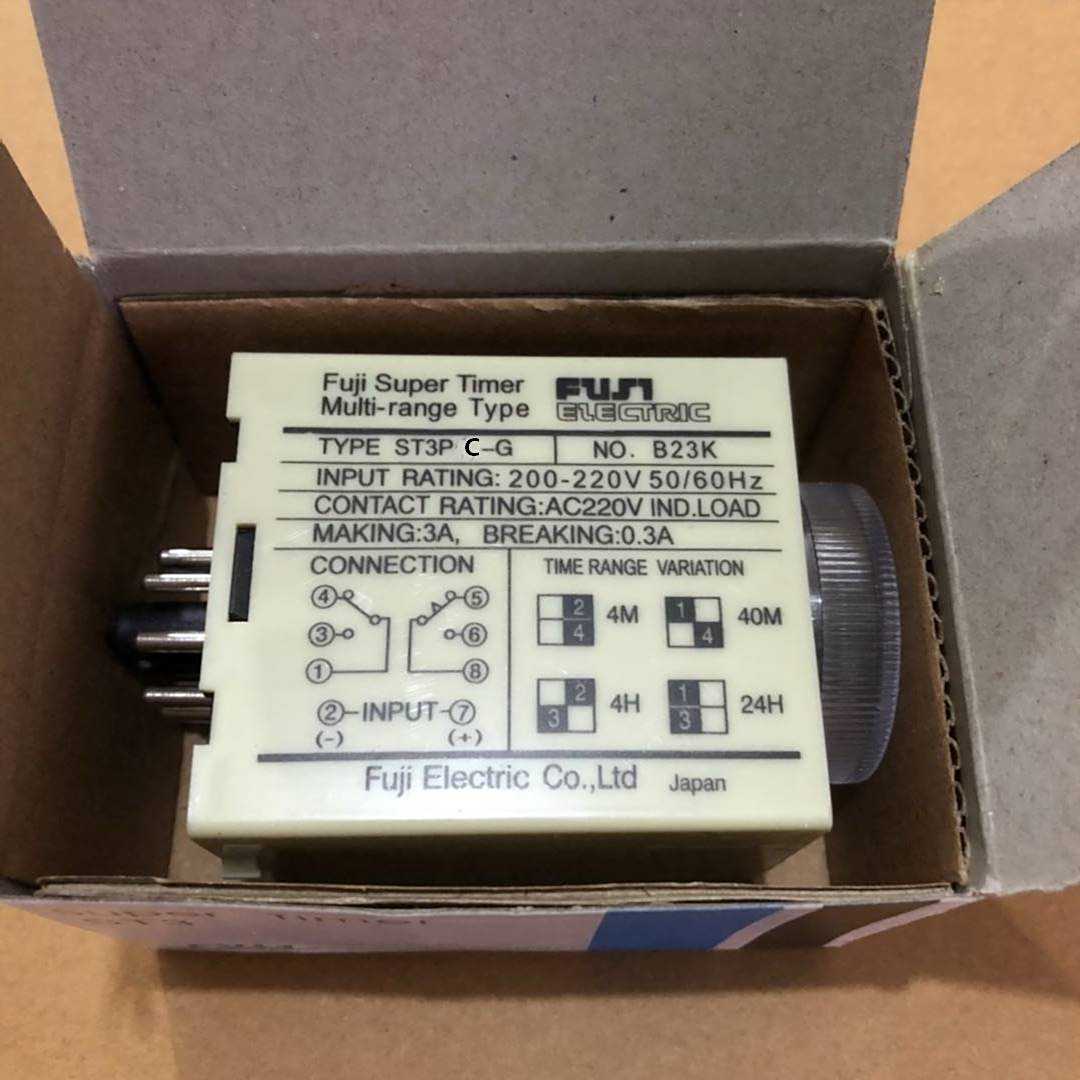 富士时间继电器 ST3PC-C 超级 延时瞬动 AC220V 使用环境