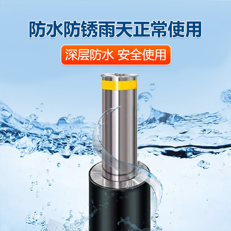 Fully automatic hydraulic lifting column remote control telescopic isolation column school anti-collision road pile parking lot barrier