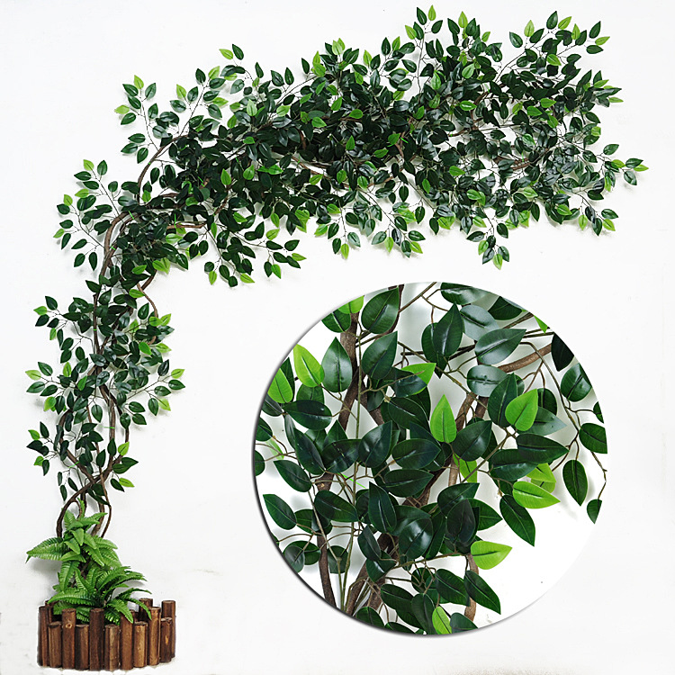 Factory sells simulated tree branches, fake apple leaves, 60cm high fake tree landscaping, outdoor indoor suspended ceilings