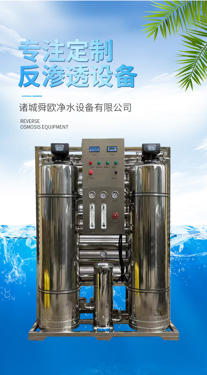 Shun Europe RO Reverse Osmosis Equipment Industrial Pure Water Ultra Pure Water Raw Water Treatment Stainless Steel 2 Tons After Sales Worry Free
