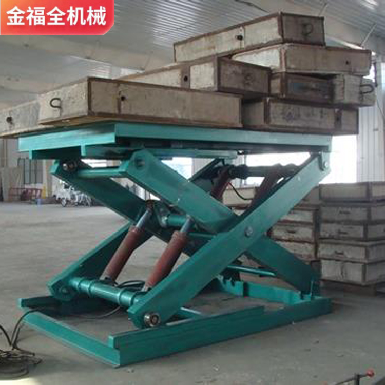 Electric elevator for cold storage, hydraulic elevator, fixed scissor fork lifting platform, loading and unloading platform