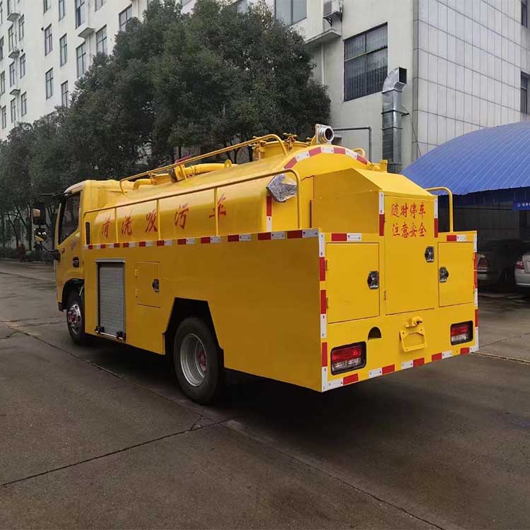 Shenhu brand HLQ5071GQWE6 Dolika National VI high-pressure cleaning and suction truck, 5-way suction truck, factory price sales