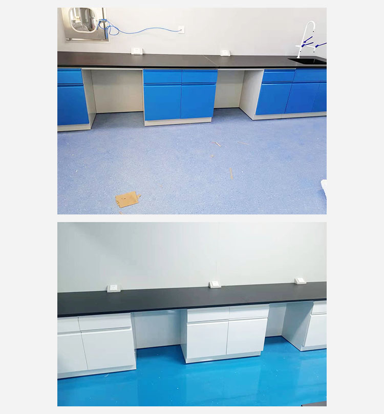 Clean workshop experimental bench, chemical laboratory operating bench, all steel edge bench, gray acid and alkali corrosion resistant industry innovation