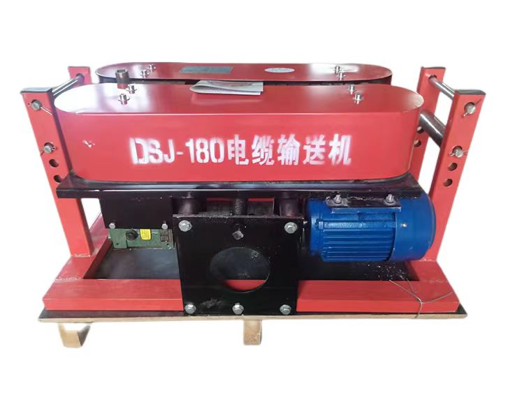 Intelligent cable conveyor power construction cable laying machine high-power cable conveyor rubber block wear-resistant