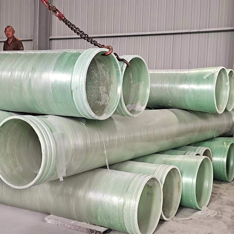 Fiberglass reinforced plastic pipes for diversion, drainage, sewage discharge, deodorization, corrosion resistance, pressure resistance, and strong drainage. Yongsheng production customization