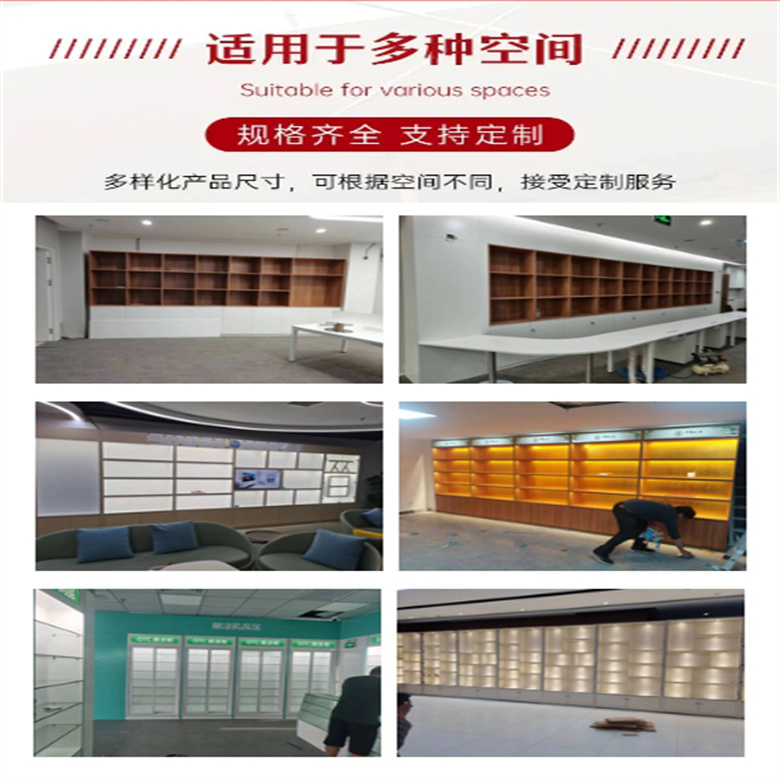 Shopping mall display cabinets, high-quality glass display cabinets, baking paint display cabinets, and counters support customization