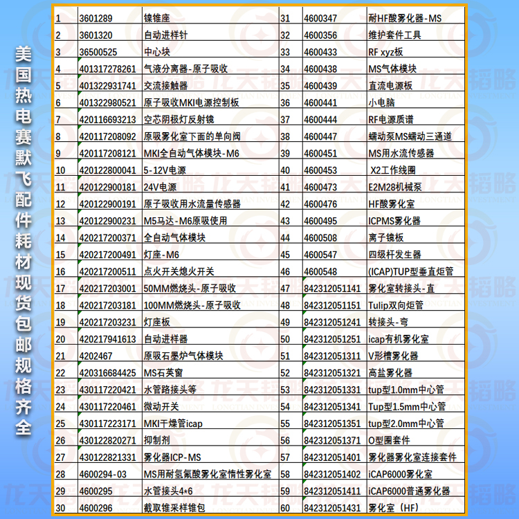 Imported 942339020801 mercury Hg thermoelectric/Thermo non coding Hollow-cathode lamp with original packaging has high cost performance