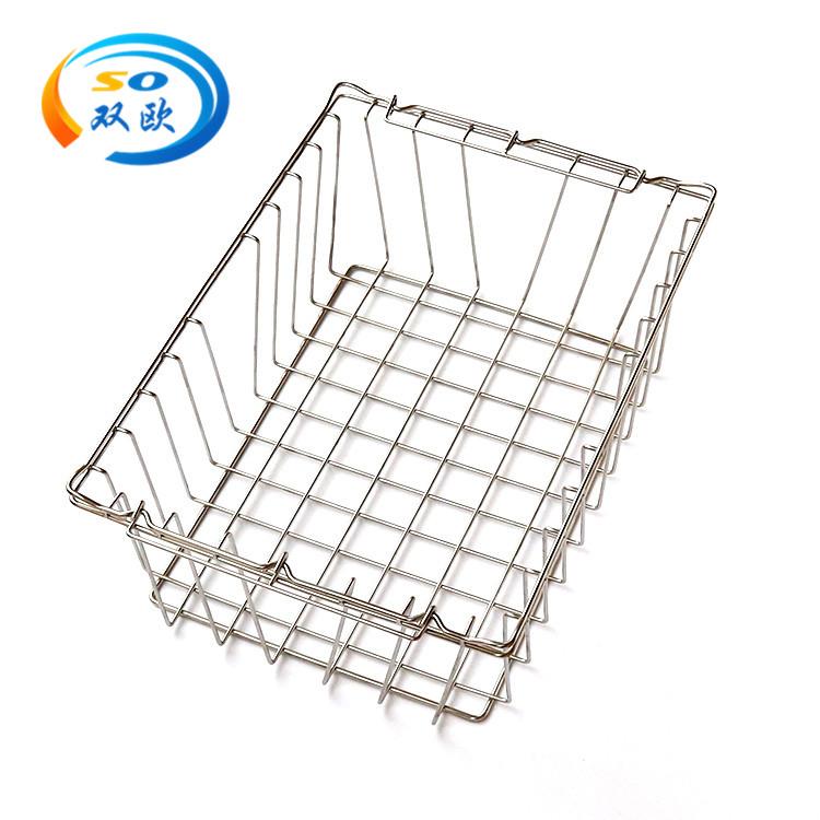 304 stainless steel medical standard sterilization basket, instrument loading basket, cleaning and disinfection net basket