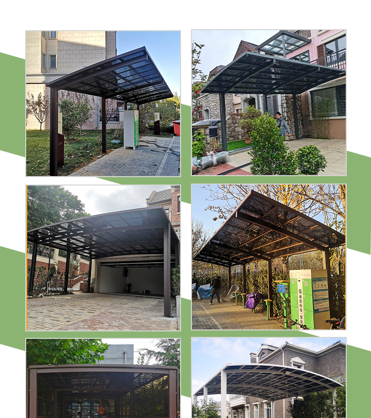 304 frame car shed is simple, generous, sturdy, durable, and impervious to rain. Customized Hongyun Yida