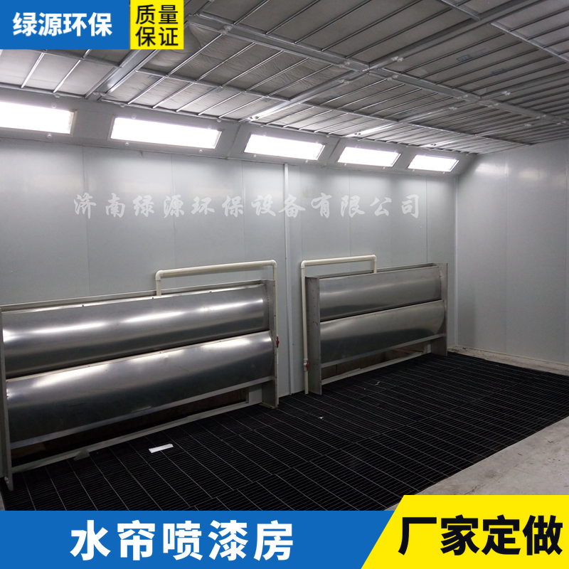 Mechanical equipment, furniture, woodwork, spray painting room, dust-free and environmentally friendly paint room, water curtain dry spray painting room