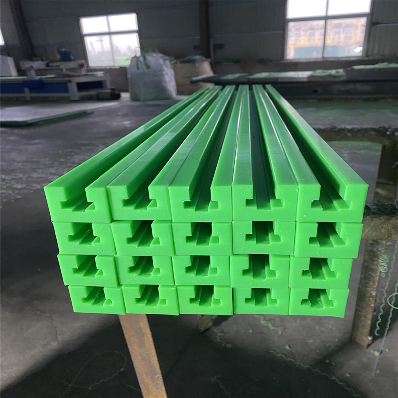 Transmission chain guide rail UPE chute macromolecule Roller chain conveyor line support strip nylon green wear-resistant guide