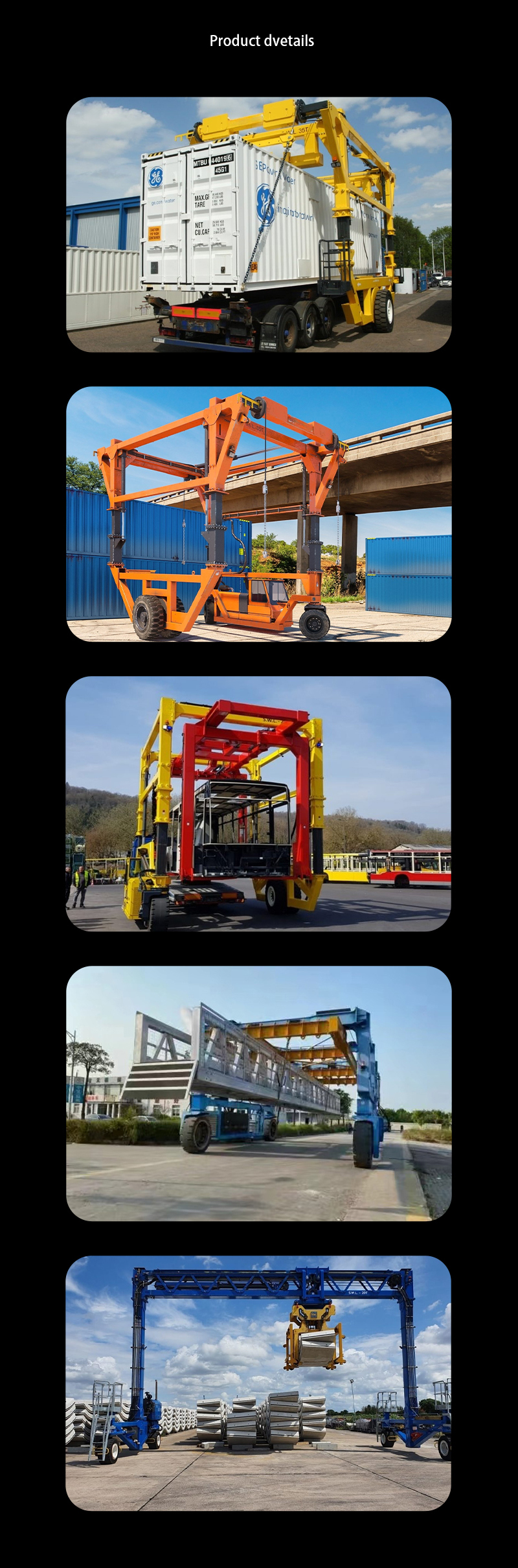 Qianjun Power Box Cross Carrier Container Elevator is suitable for loading and unloading in factories, docks, stations, freight yards, and other places