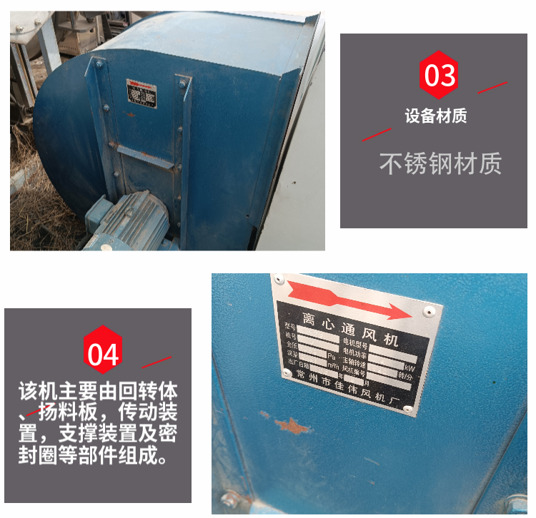 Single drum 3x7 meter three return drying equipment for sawdust, second-hand drum dryer, Bangze