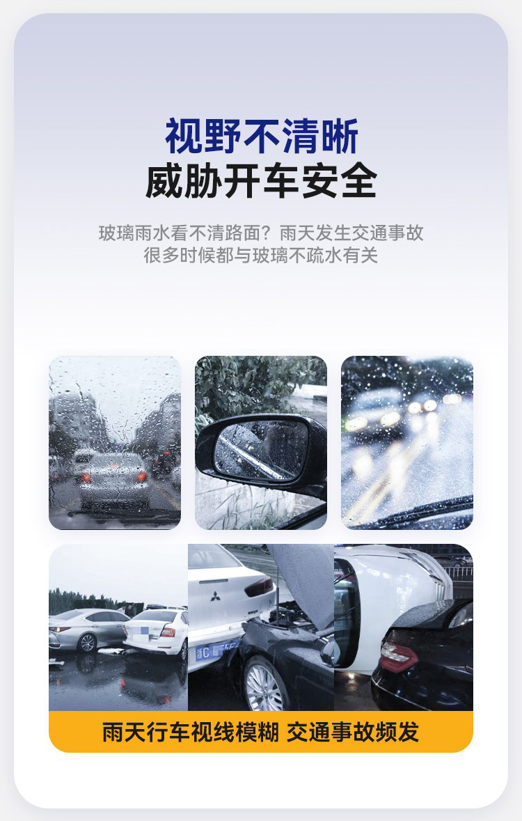 Rainproof and antifogging agent spray automobile windshield rearview mirror water repellent wholesale OEM/ODM