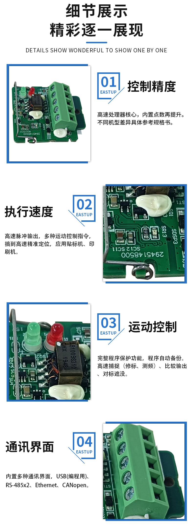 Delta PLC Expansion Module COM3 Communication Card DVP-EH3 Applicable Model DVP-F485