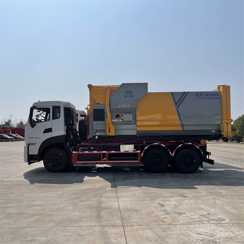 Dongfeng Tianlong rear double bridge 16 square carriage detachable garbage truck can be equipped with mobile stations for diverse purposes