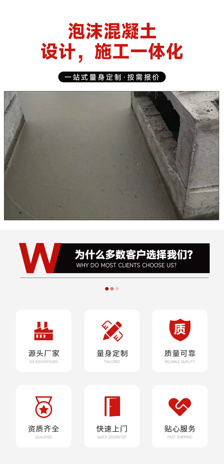 Hongcheng LC5.0 dry mixed composite lightweight aggregate concrete manufacturer directly provides roof sloping