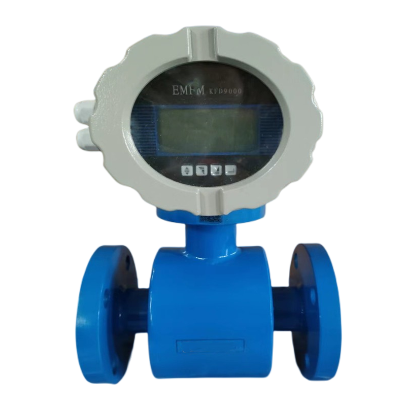 304 stainless steel integrated plug-in electromagnetic flowmeter split water pipeline screw thread simple and convenient card installation connection