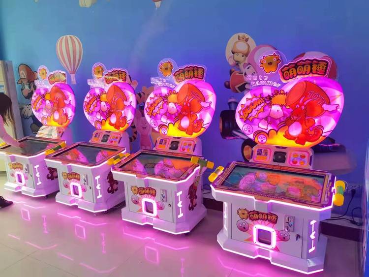 Touch screen playing hamster, cute hammer, parent-child game console, children's playground, percussion type coin operated amusement equipment and facilities