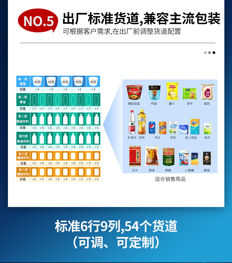 T4 series 21.5-inch touch screen intelligent beverage and snack vending machine directly supplied by Yunyin manufacturer